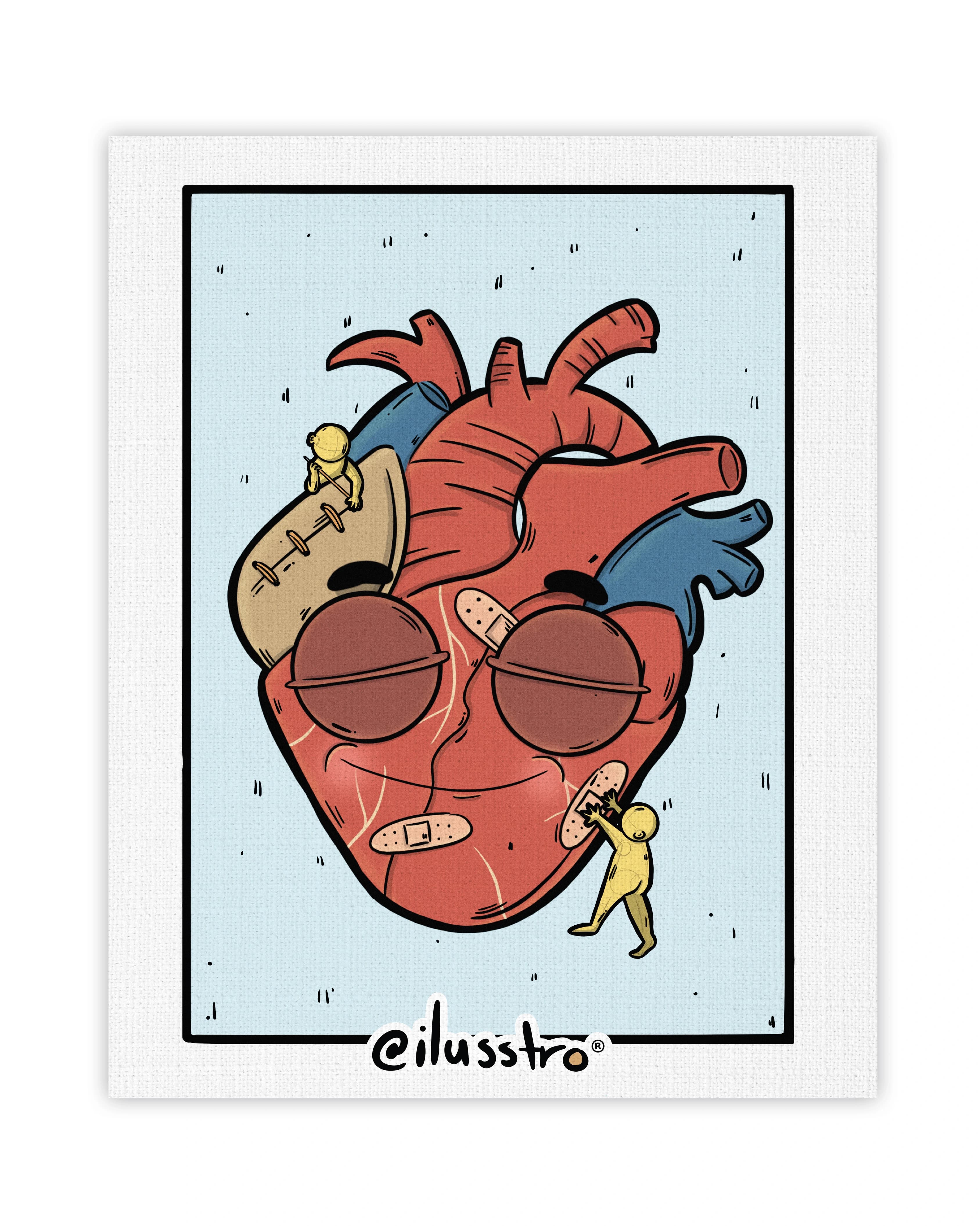 Ilustración "Corazón sanando"
